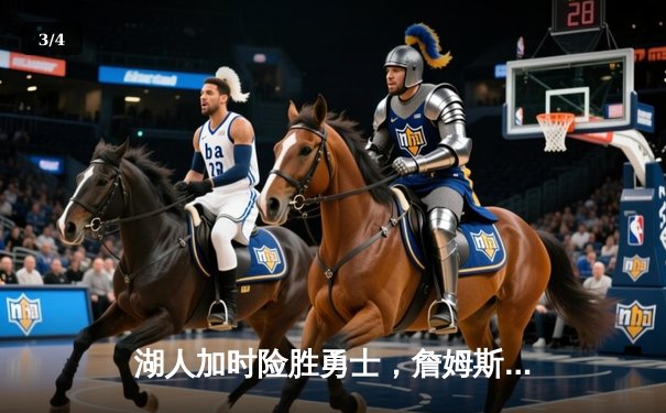 湖人加时险胜勇士，詹姆斯关键三分锁定胜局，库里空砍40分 - 3